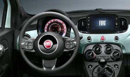 Fiat 500 Cult 1.0 Hybrid con volante multifunzione Noleggio Lungo Termine Pronta Consegna MCM Agenzia Leasys