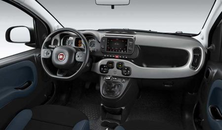 Nuova Fiat Panda City Life 1.0 Hybrid con volante multifunzione Noleggio Lungo Termine